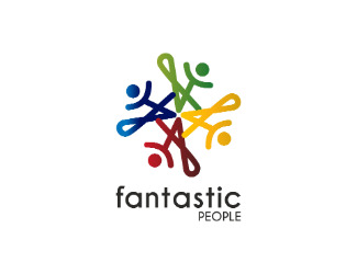 Projekt logo dla firmy fantastic people | Projektowanie logo